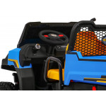 Elektrické autíčko Farmer - nelakované - modré 